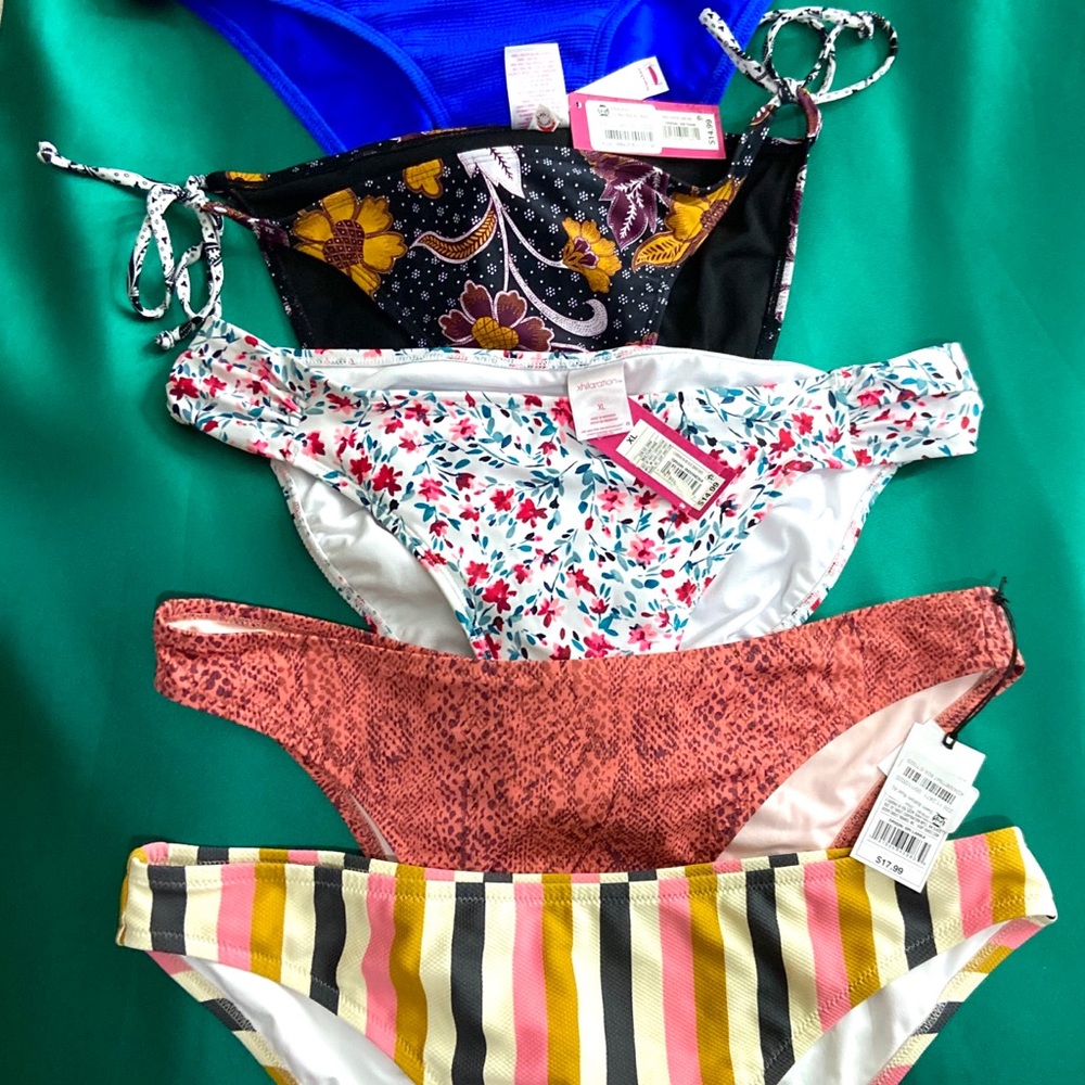 5 bikini bottoms